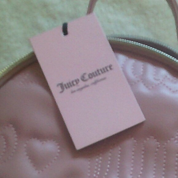 👜💰New with tags JUICY COUTURE Backpack Bag Purse Quilted Taffy Night Out - Picture 4 of 8